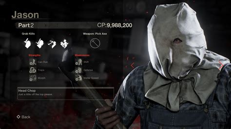Friday the 13th: The Game - All Jason Stats and Abilities | Indie Obscura