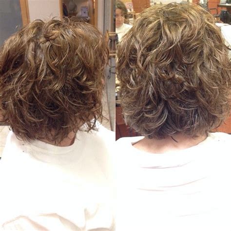 loose perm style in shorter hair | Short permed hair, Permed hairstyles ...