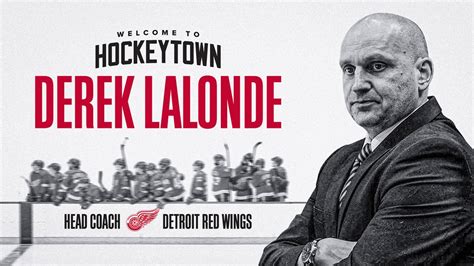 Detroit Red Wings name Derek Lalonde their new head coach