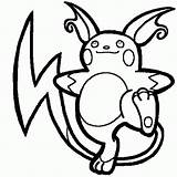 Angry Raichu Coloring Page  Free Printable Pages For Kids sketch template
