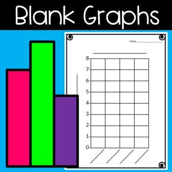 Blank Graph Templates for Primary: Bar Graphs, Line Graphs, Pictographs | Bar graphs, Graphing ...