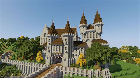 A Small Castle/Manor Build For A Small Medieval Village : r/Minecraft