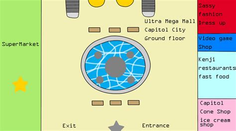 Capitol City Map Ultra Mega mall map by efilvega on DeviantArt