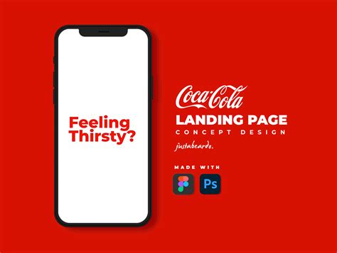 Coke Landing Page - Concept Design by Nishank Sharma on Dribbble