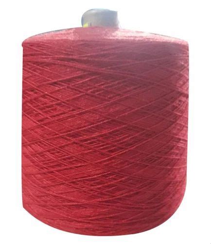 Red Spun Polyester Dyed Knitting Yarn, Count: 20 at Rs 190/kg in Kanpur