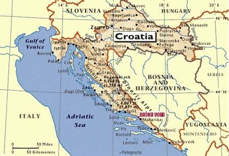 Baska Voda Croatia Map