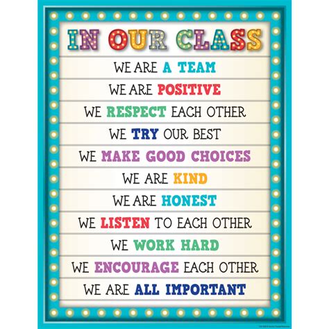 Marquee In Our Class Chart - TCR7528 | Teacher Created Resources