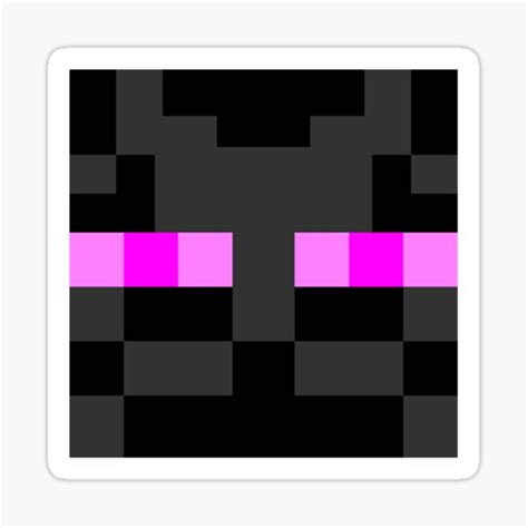 "Minecraft Enderman Head " Sticker for Sale by PALAZO | Redbubble