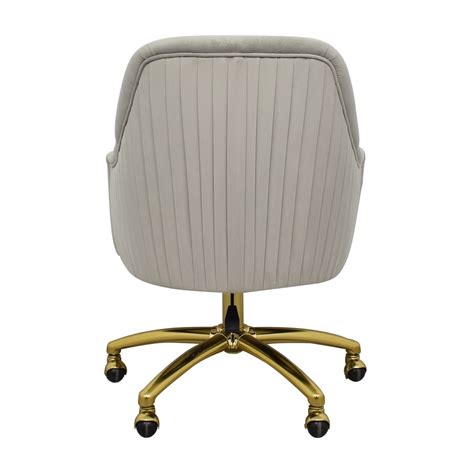 Pottery Barn Teen Pleated Swivel Desk Chair | 53% Off | Kaiyo