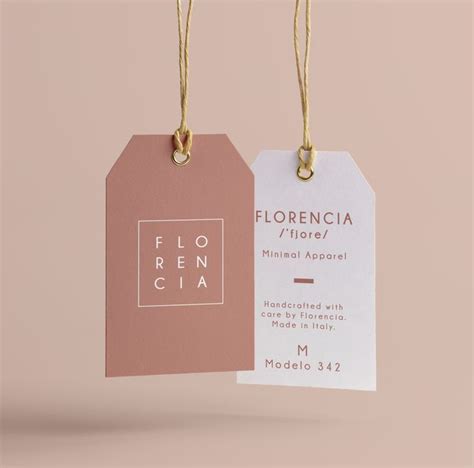 Clothes Tag. Creative Clothes Tag. Fashion Tag. Florence, Italy. Graphic Design. Brand Design ...