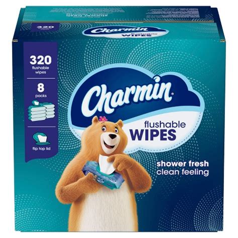 Charmin Flushable Wipes - 8pk/40ct : Target