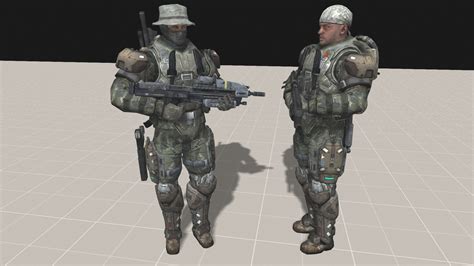 Released my Halo Reach UNSC Skinpack image - Gears of War - SERA mod ...