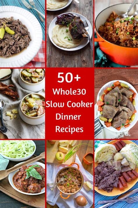 50+ Whole30 Slow Cooker Dinner Recipes | Plaid & Paleo