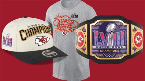Shop Kansas City Chiefs Super Bowl 2024 championship apparel
