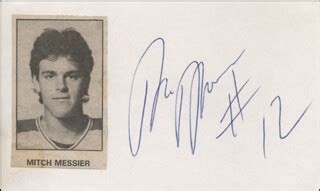 Mitch Messier - Autograph | HistoryForSale Item 319945