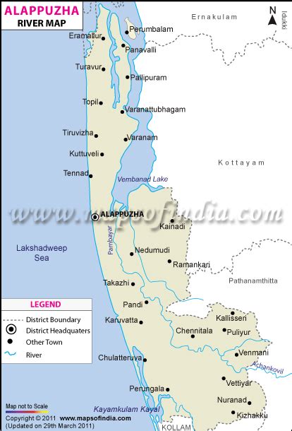 Alappuzha River Map