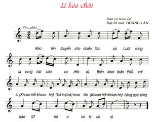 Lí kéo chài - Ảnh môn Âm nhạc - Dương Đình Thạo