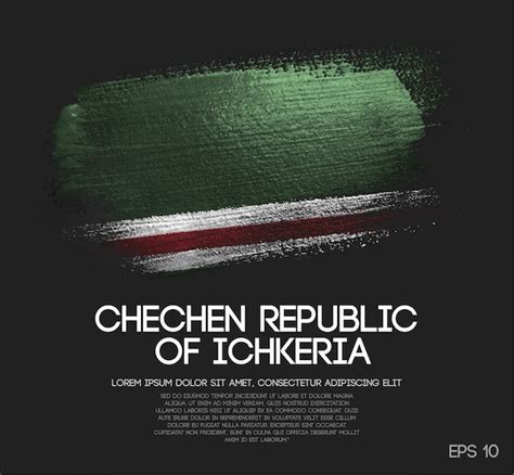 Premium Vector | Chechen republic of ichkeria flag