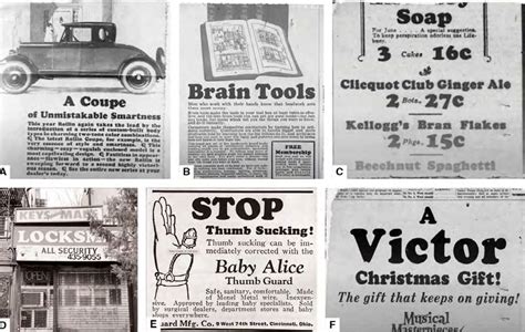 Examples of 1920s newspaper advertisements featuring Cooper Black ...