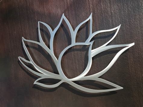 Lotus Flower Metal Wall Art Lotus Metal Art by INSPIREMEtals