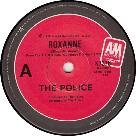 The Police - Roxanne (Vinyl) | Discogs