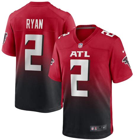 Men's Nike Matt Ryan Red Atlanta Falcons 2nd Alternate Game Jersey