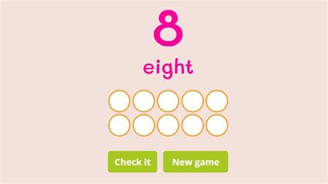 Number matching game ONLINE + PRINTABLE