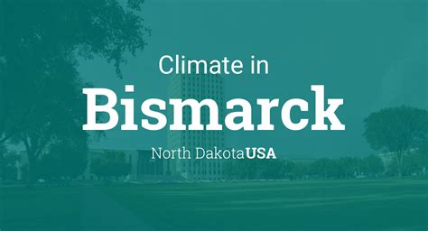 Climate & Weather Averages in Bismarck, North Dakota, USA