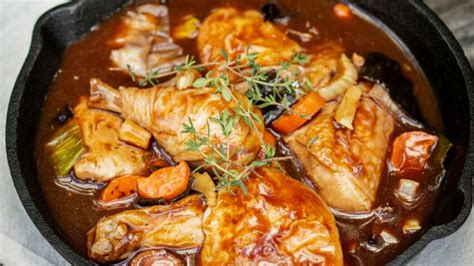 Poulet au vin rouge : découvrez les recettes de cuisine de Femme ...