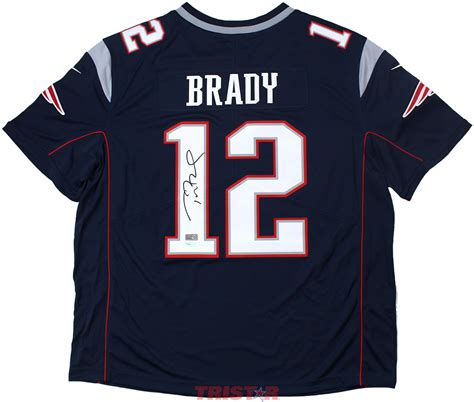 Tom Brady Autographed New England Patriots Nike Limited Jersey