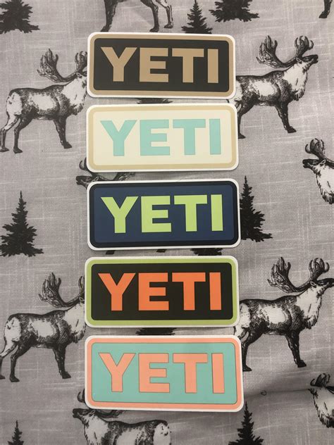 I got these stickers after registering my Yeti day trip. : r/YetiCoolers