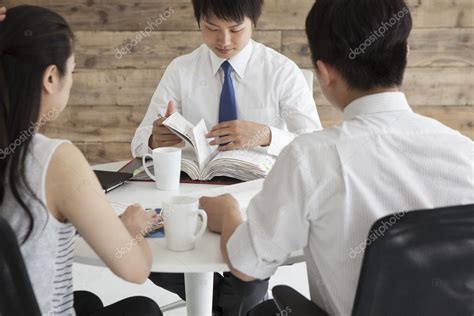 Business meeting around table — Stock Photo © kky0714 #78574706