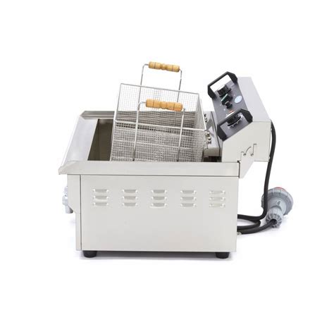 Bakery - Fish Fryer 1 x 30L Electric with Faucet - Maxima Kitchen Equipment