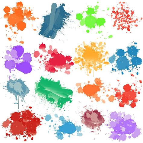 Paint Splatters Photoshop Brushes