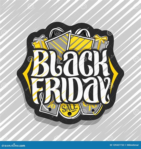 Vector Logo for Black Friday Stock Vector - Illustration of element ...