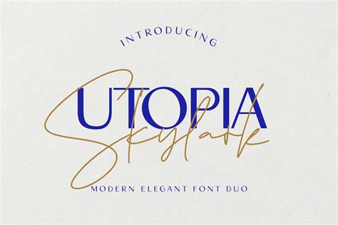 Utopia Skylark - Font Duo | Stunning Display Fonts ~ Creative Market