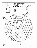 Y Is For Yarn Coloring Page  Woo Jr Kids Activities Childrens sketch template