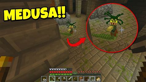 i found MEDUSA in minecraft... (she does this...) - YouTube