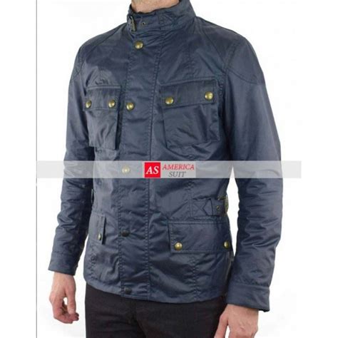 John Wick Chapter 2 Cassian Blue Cotton Jacket