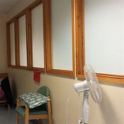 The windows as they looked before I decorated them. West Suffolk Hospital Eye Clinic. | Clinic ...