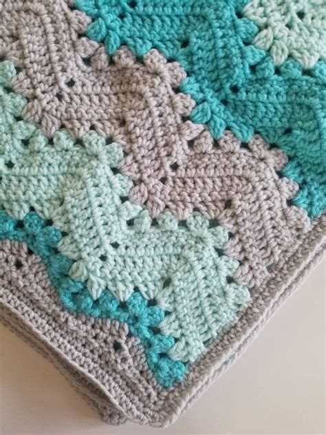 Crochet baby blanket ripple granny stitch baby Afghan ripple | Etsy