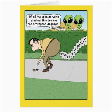 Farting Birthday Card Funny Fart Language Birthday Card Zazzle ...