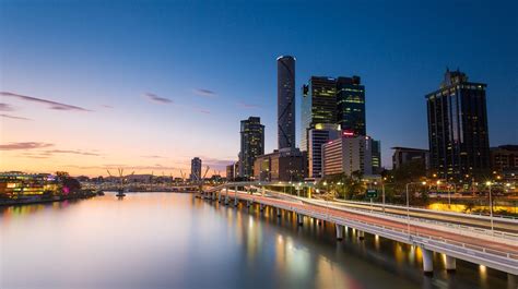 Sunset in Brisbane, Australia : wallpapers