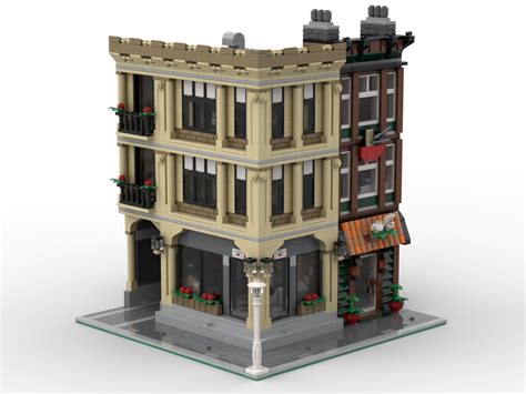 LEGO® Custom Instructions Modular Corner Restaurant ...