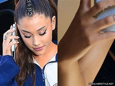 Ariana Grande's 17 Tattoos & Meanings | Steal Her Style