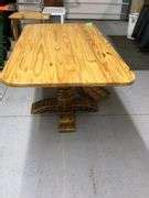 WOODEN DINING TABLE - Currie Auction Service