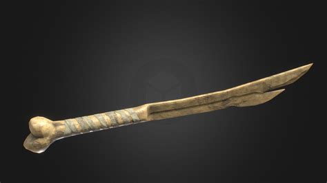 Bone Knife - Download Free 3D model by kimboustead [2f5b8e8] - Sketchfab