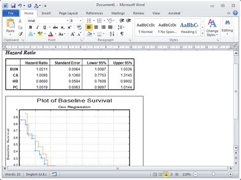 Unistat Statistics Software | Reporting