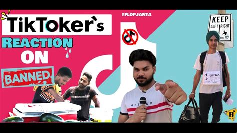 Tiktokers Reaction On Banned | FLOP JANTA - YouTube