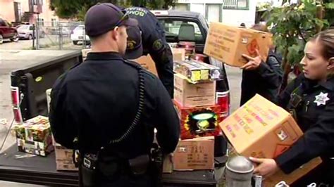 $50,000 worth of illegal fireworks seized by Oakland police in raid - ABC7 San Francisco